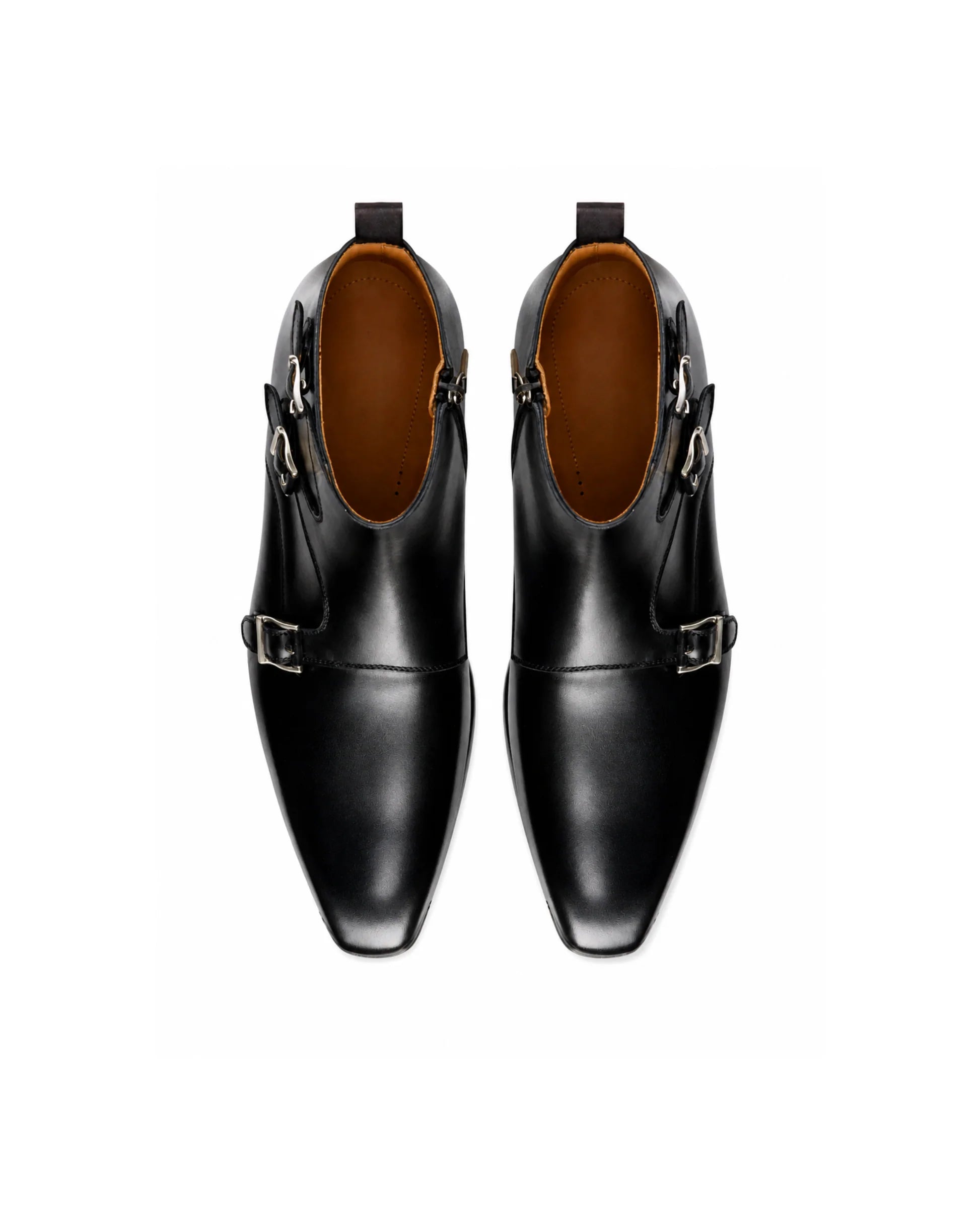 Aryaki Brown Monkstrap Boots | Handmade Leather Monkstrap Boots