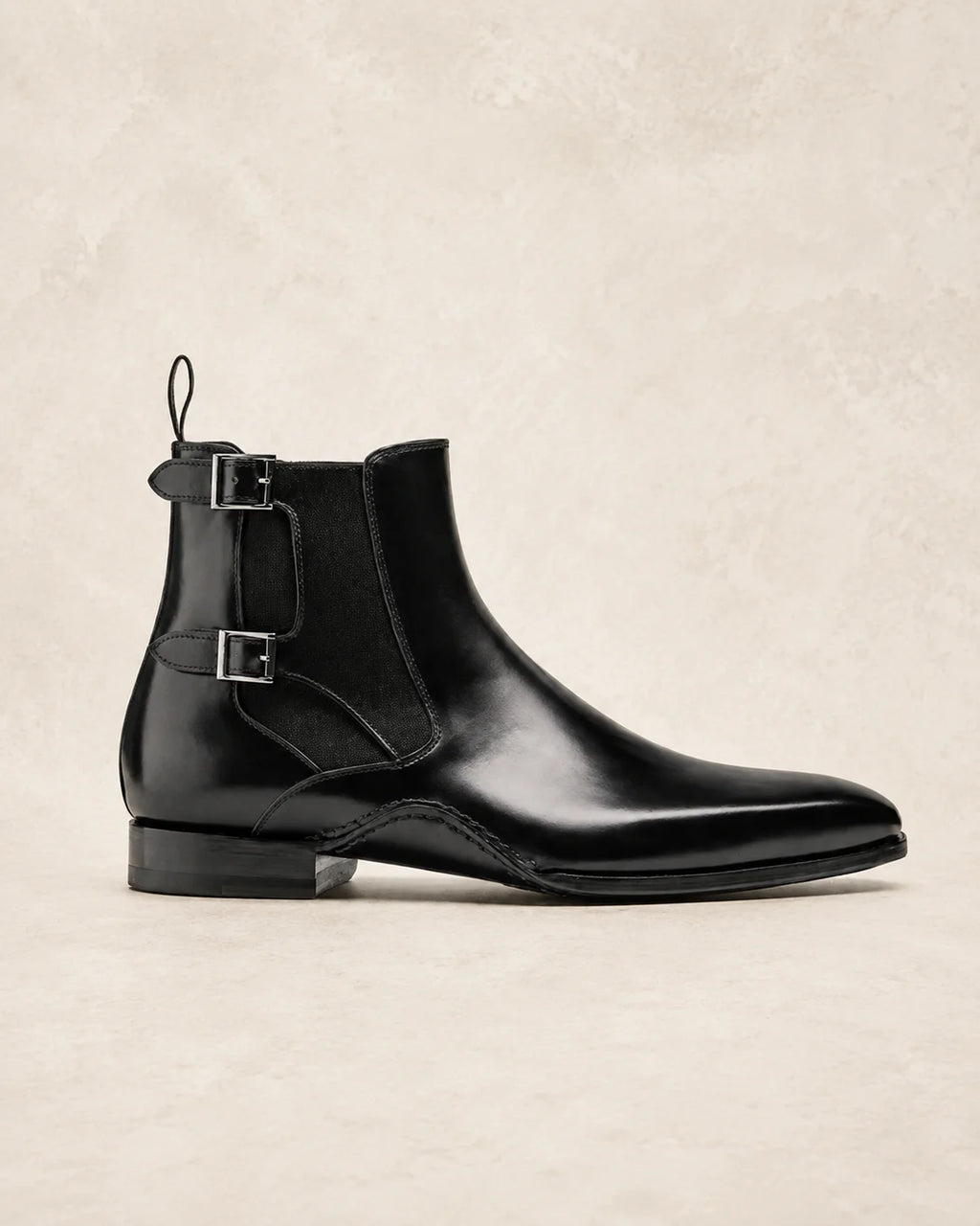 Aryaki Amber Tan Sovereign Doublestrap Monk Boots | Handmade Leather Monkstrap Boots