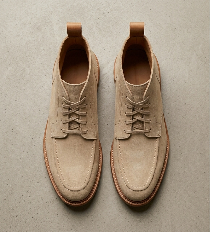 MBF Sahara Men's Premium Suede Chukka Boots - Casual Lace-Up Ankle Shoes