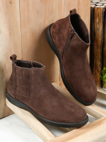Teakwoodleathers Men's Suede Leather Boots