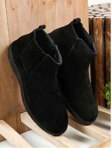 Teakwoodleathers Men's Suede Leather Boots