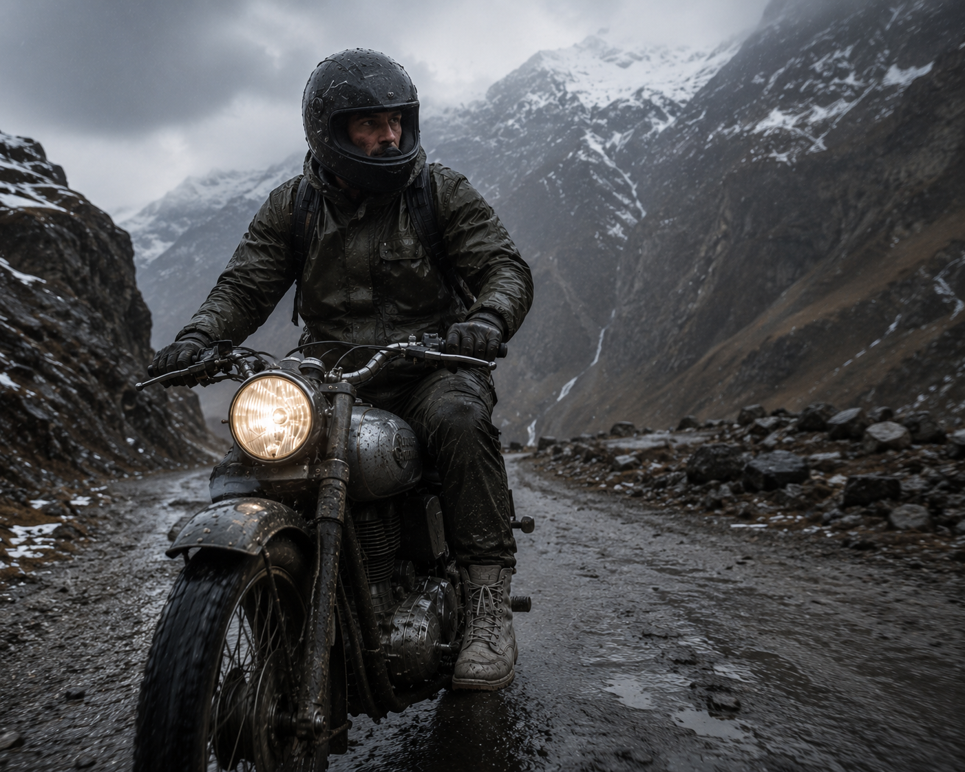 MBF Premium Vintage Leather Motorcycle Riding Boots | Unisex Retro Moto Footwear
